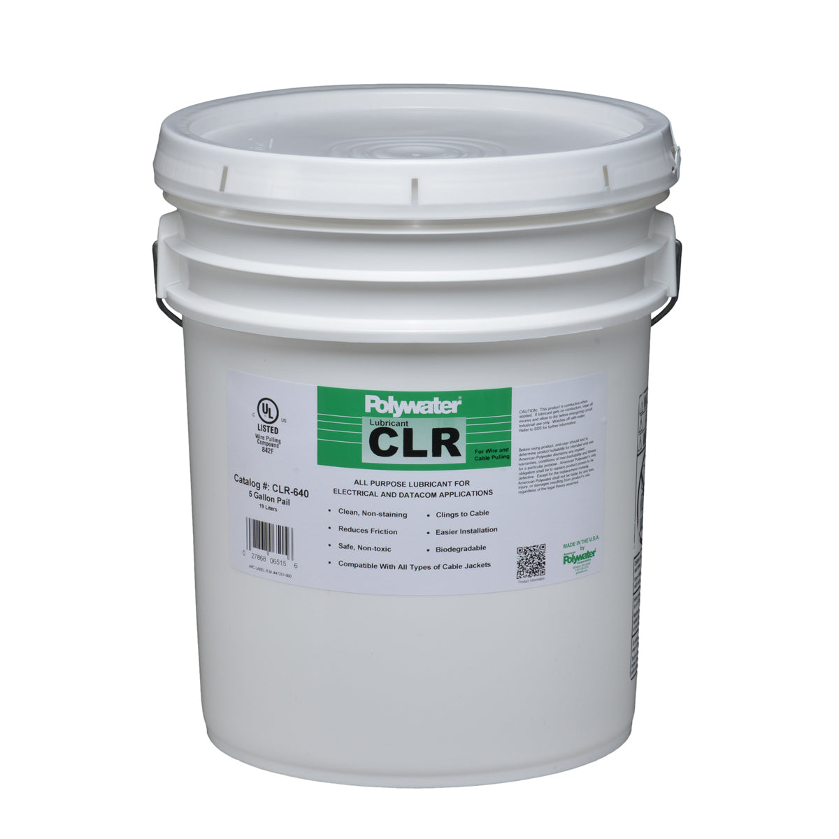 American Polywater CLR-640 Clear Lubricant for Everyday Cable Pulling