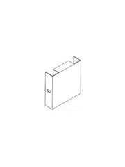 Austin AB-1212EP 12 x 12 Inch N1 Galvanized Wireway End Cap Fitting