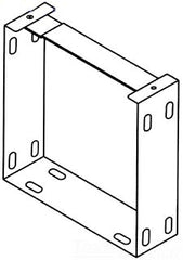 Austin AB-1212UC 12 x 12 Inch N1 Galvanized Wireway U-Connector