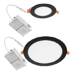 ASD Lighting ASD-JBR-4D12AC-BK-6PACK LED Round Recessed Mini Panel 12W 4 Inch