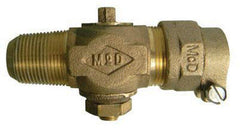 A.Y. McDonald 5141-130 1 in. CC x Compression Brass Plug Valve M7470122G