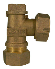 A.Y. McDonald 5130-158 74602T 3/4 in CTS Compression x Meter Angle Supply Stop Valve