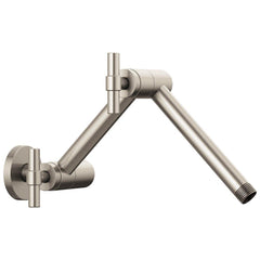 Brizo RP81434NK Litze 16 in. Shower Arm and Flange in Luxe Nickel