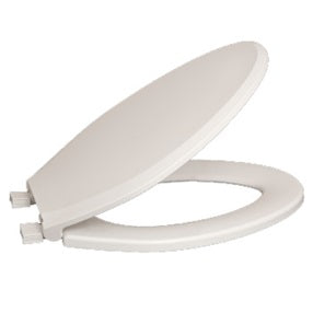 Centoco 3800SCLC-001 Safety Close Elongated Toilet Seat with Lift & Clean, White