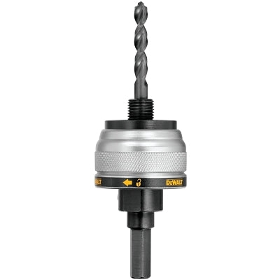 Dewalt DW1810 Hole Saw Arbor or Mandrel, Shank Size: 3/8, Hole Saw Diameter Range of 9/16 to 1-3/16