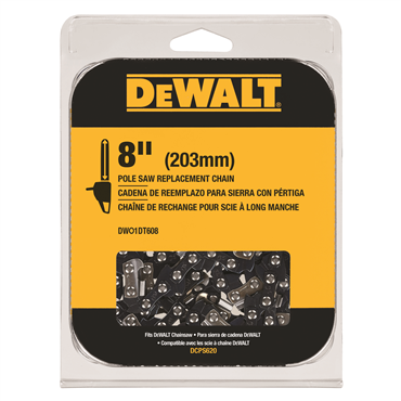 DeWalt DWO1DT608 8IN REPLMT CHAIN 20V DW POLE SAW