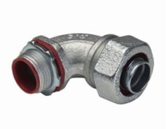 Southwire Company 491 Topaz Oiltight Raintight Liquid Tight Conduit Connector 90 deg 1/2 in