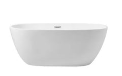 Elegant Lighting BT10759GW 59 Freestanding Tub