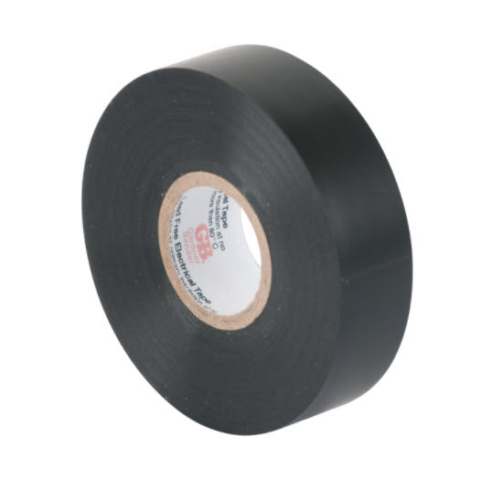 GB Electrical GTP-607 Black Electrical Tape 3/4 x 60' GTP-607