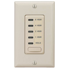 Intermatic EI220 1/2/4/8 Hour 120 VAC 60 Hz 1-Pole Ivory Electronic Auto-Off Timer with Hold