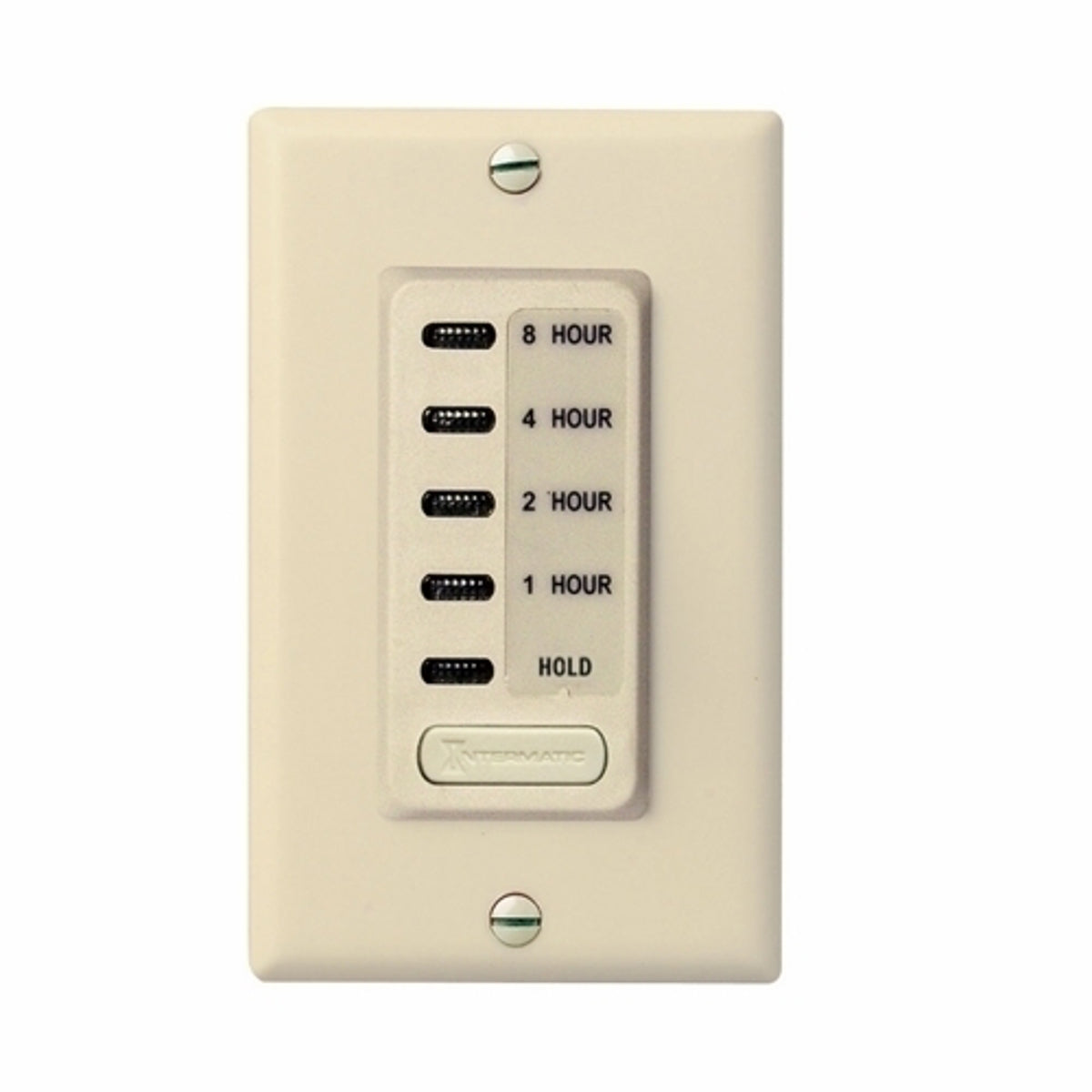 Intermatic EI220 1/2/4/8 Hour 120 VAC 60 Hz 1-Pole Ivory Electronic Auto-Off Timer with Hold