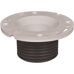 IPS Corporation 86193 Push 'N Repair PVC Closet Flange Fits 4-Inch Pipe