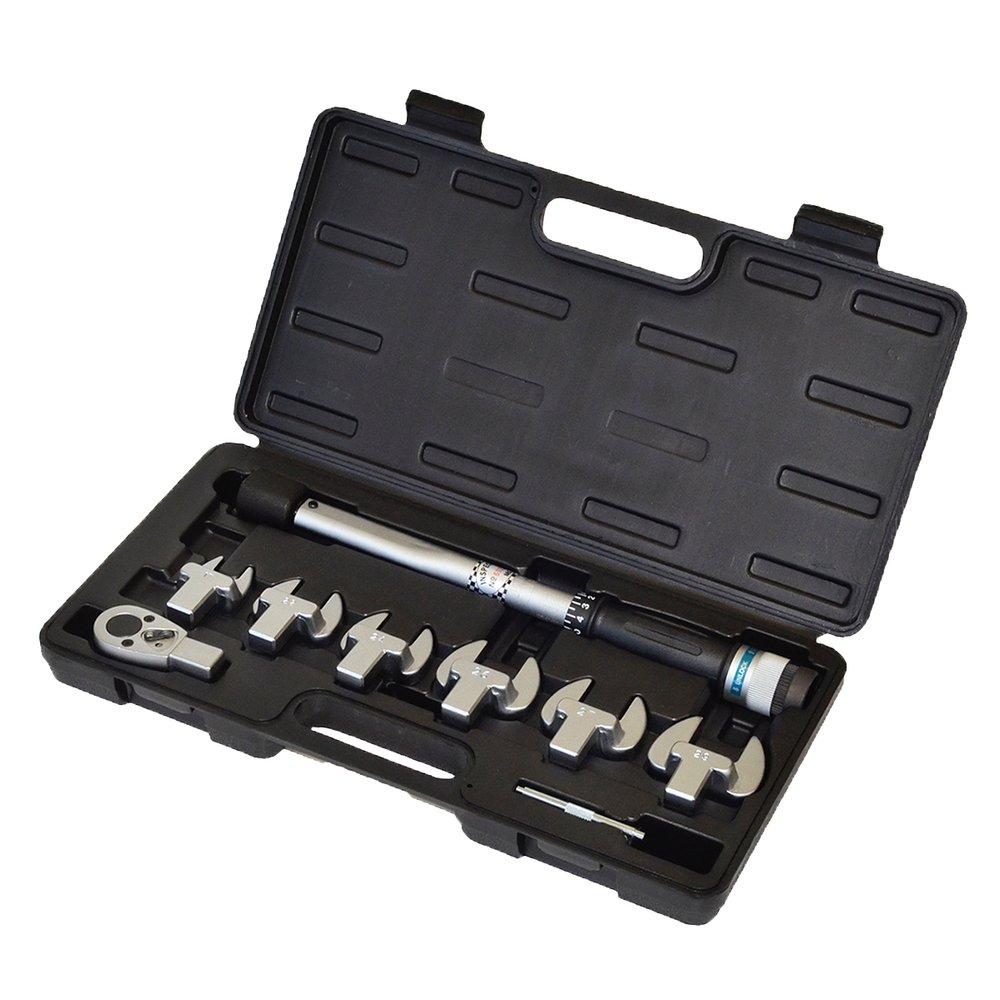 JB Industries TRQ1080 Torque Wrench Wet with 6 Spanner Heads