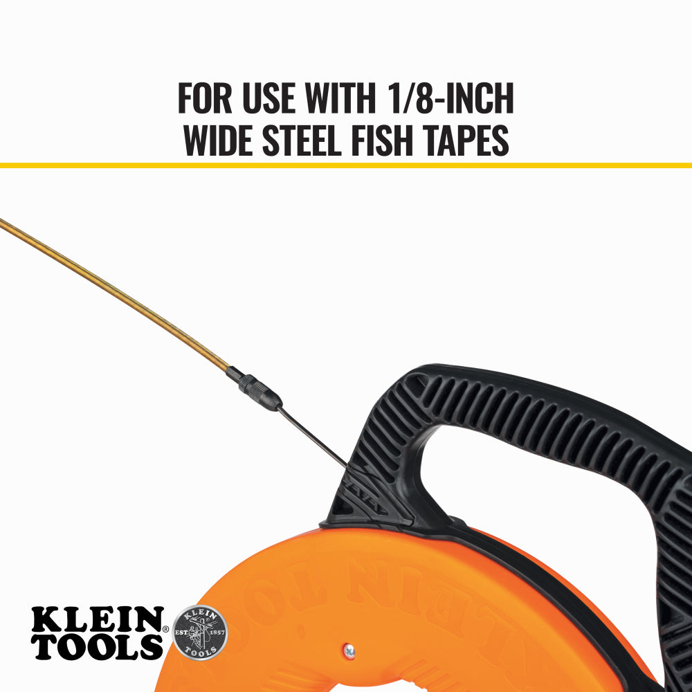 Klein 50350 Flexible Fish Tape Leader, 3/16 in Dia Tape, Steel