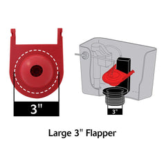 Lavelle Industries 3010BP 3 in. Flapper (EACH) Replacement MPN