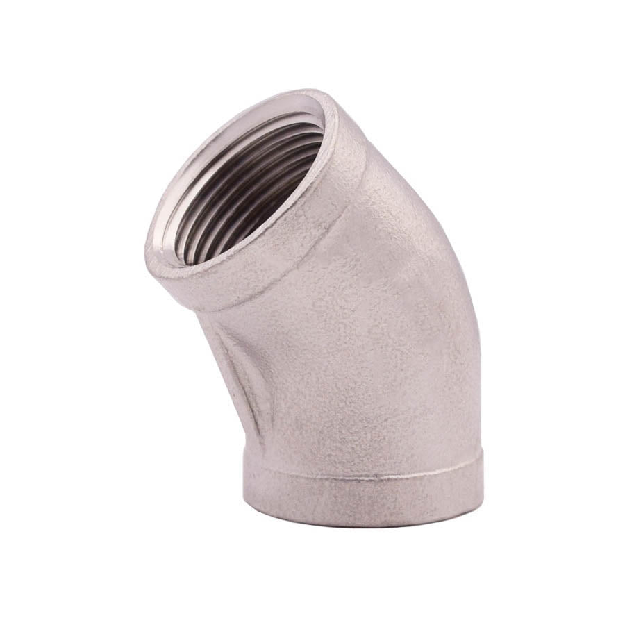 Legend Valve 404-023 45 Deg Elbow, 1/2 in, Threaded, 304 Stainless Steel