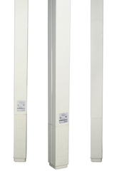 Legrand 25DTC-412 Wiremold 5 12 Foot Ivory Steel Blank Vertical Drop Pole