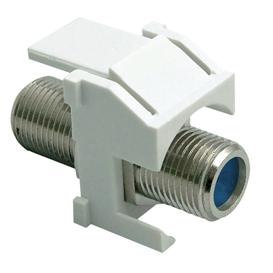 Legrand WP3481WH10 On-Q White Recessed F-Connector