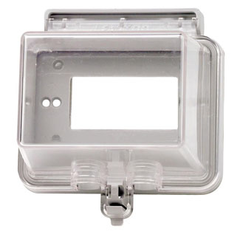 Leviton 5997-DCL CL COVER XTRA DEEP HOR