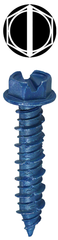 L.H. Dottie 14H114 Dottie 1/4 x 1-1/4 Slotted Hex Head Concrete Anchor Screw (100/Box)