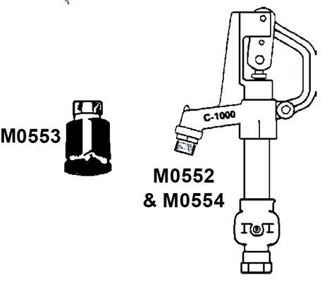 Merrill A115 Hydrant Plunger For Use With C-1000 Hydrant