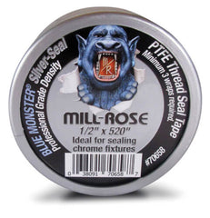 Mill-Rose 70658 Cleanfit Blue Monster Thread Seal Tape 520 in L x 1/2 in W x 0.004 in THK