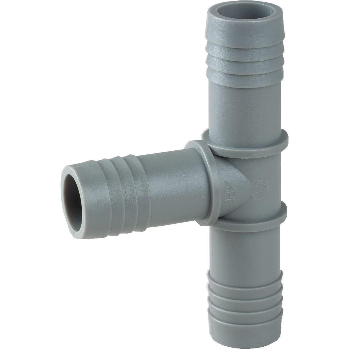 Merrill PTP100 Pipe Tee, 1 in, Lateral Insert x Riser Insert, Poly