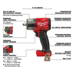 Milwaukee 3697-27 M18 FUEL 7-Tool Combo Kit