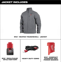 Milwaukee Tool M100G-21XL Heated TOUGHSHELL Jacket 12V XL