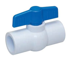 B&K 107-637-NP ProLine 6700WS 1-piece Ball Valves 1-1/2 in Nominal Solvent End Style PVC Body Full Port