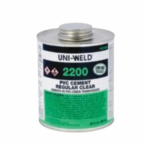 Oatey 2224 United Elchem 2200 Low Voc Pvc Solvent Cement 1 Gal Clear