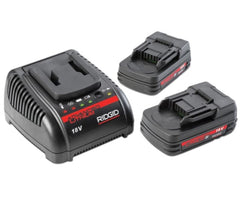 RIDGID 44853 Batteries and Charger, Bare Tool, For Use With: SEEKTECH ST-33Q Transmitter With Bluetooth, Press Tool, Monitors and Recorder