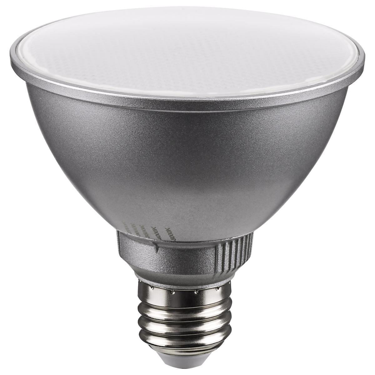 SATCO S11583 PAR Lamp, 11 W, 75 W Incandescent Equivalent, E26 Medium Lamp Base LED Lamp, PAR30SN Shape, 1000 Lumens