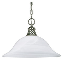 SATCO 60/390 Transitional Hanging Dome Pendant Light Fixture 120 VAC