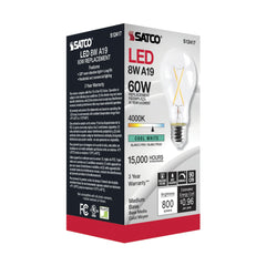 SATCO S12417 8 W Dimmable LED Medium E-26