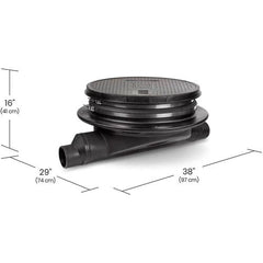 Schier 8064-001-01 Wastewater Sampling Port Cover, Polyethylene