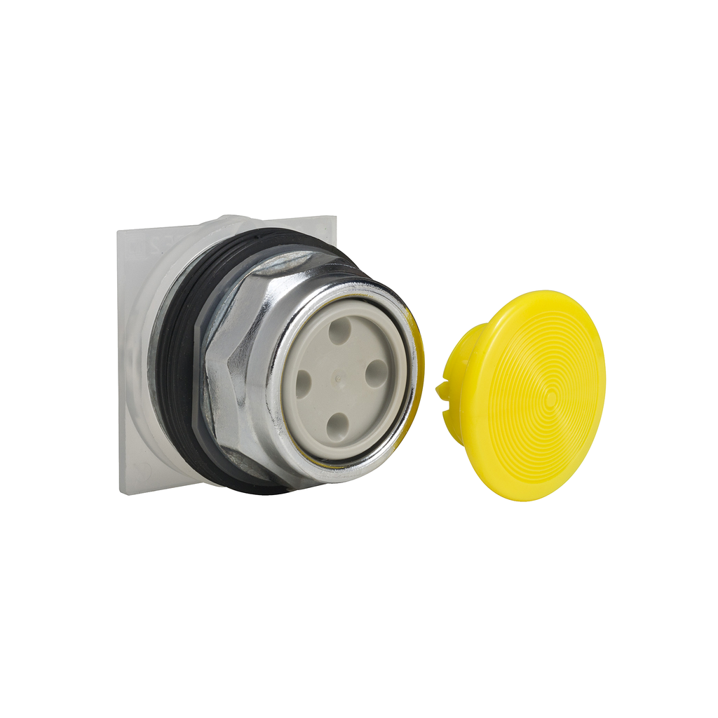 Square D 9001KR4Y Push Button 10 Amp 600 VAC 30 mm