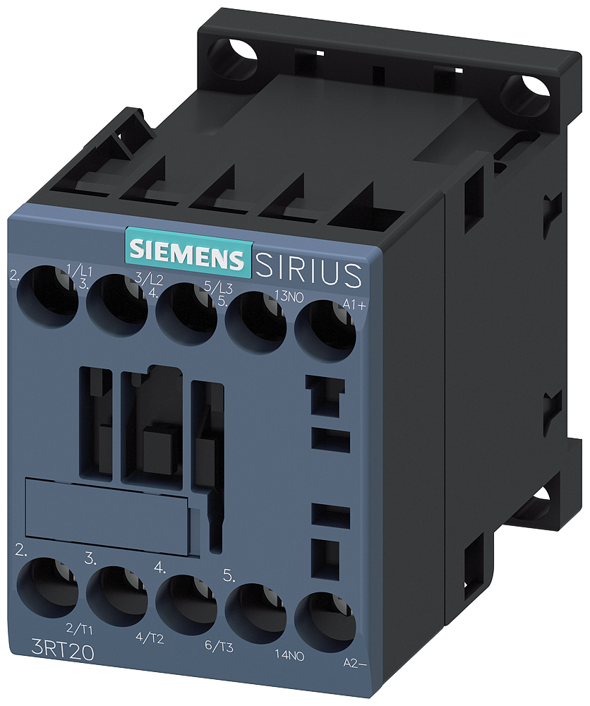 Siemens 3RT20181BB41 3-Phase Power Contactor 24 VDC 16 A 3NO