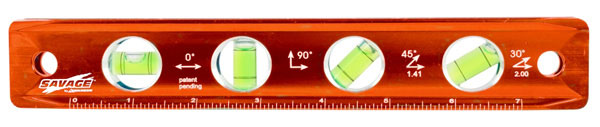 Swanson Tool TL043M Savage 9 Magnetic Torpedo Level