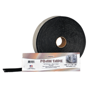 Vapco FT-1 Foam Tape 2 Inch Wide x 1/8 Inch Thick x 30 Foot Roll FT-1