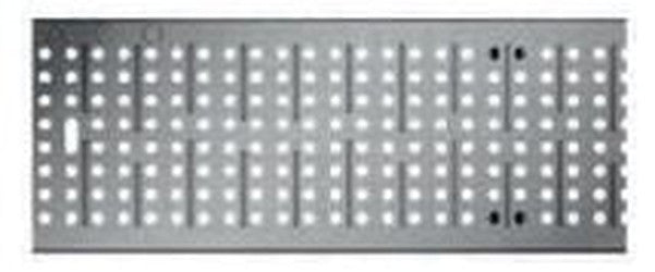 ACO 12656 Drain 411D 39.37 x 4.84 x 1.38 Galvanized Steel Perforated Grate for K100, KS100 Channels 50/PK