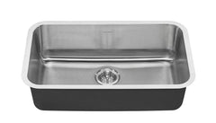 American Standard 18SB.9301800S.075 Portsmouth 30 x 18 No Hole Stainless Steel Single Bowl Undermount Kitchen Sink