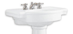 American Standard 0282008.020 Retrospect® 27 x 19-3/4 in. Oval Pedestal Bathroom Sink in White