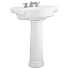 American Standard 0282008.020 Retrospect® 27 x 19-3/4 in. Oval Pedestal Bathroom Sink in White