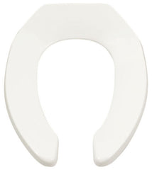 American Standard 5901110T.020 Commercial Heavy Duty Open Front Elongated Toilet Seat With EverClean Surface in White