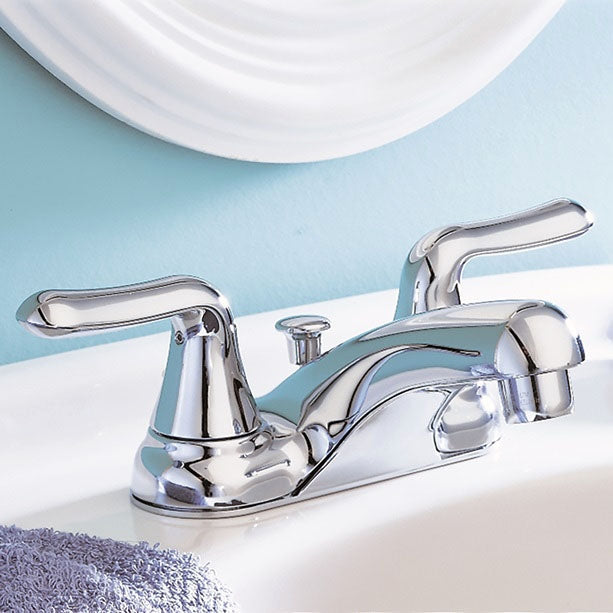 American Standard 2275509.002 Colony Soft Centerset Lavatory Faucet, 1.2 gpm, 1-5/8 in H Spout, Speed Connect Pop-Up Drain