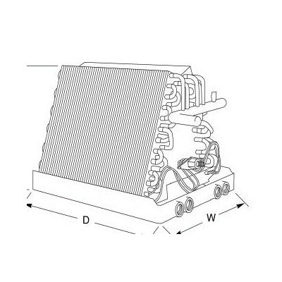 Aspen Z5 Drain Pan Mobile Home, 17-3/8 in W x 19-3/8 in D