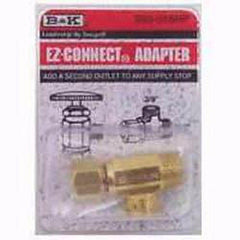 B & K Industries 993-016NL EZ Connect 3/8 in. Brass Valve Tee