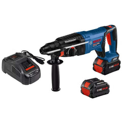 Bosch GBH18V26DK24 18V SDS-Plus Bulldog 1 Rotary Hammer Kit, 8Ah Batteries