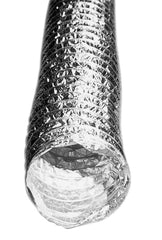 Builder's Best 110216 Flexible Duct, 4 in Dia Inside x 50 ft L, Aluminum